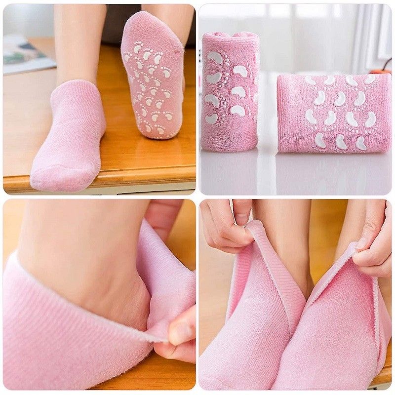 جوراب سیلیکونی ترک پا (مراقبت و لطافت پوست پا) Silicone socks جوراب سیلیکونی ترک پا (مراقبت و لطافت پوست پا) Silicone socks