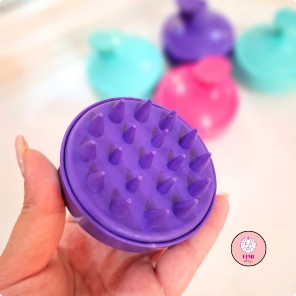 سرشور سیلیکونی و ماساژور حرفه ای سر