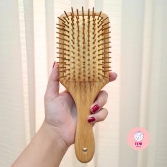 برس چوبی بامبو اصل – ضد موخوره و تقویت‌کننده مو