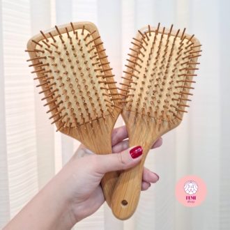 برس چوبی بامبو اصل – ضد موخوره و تقویت‌کننده مو