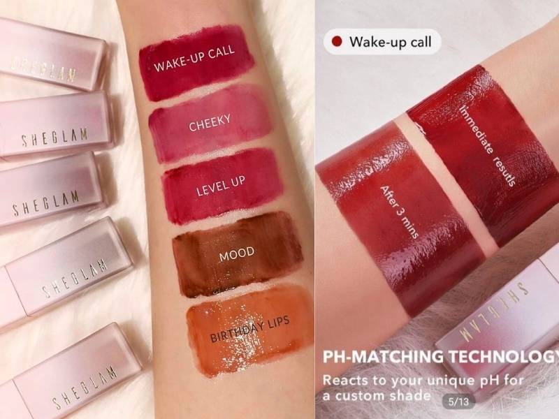 رنگ بندی و تست رنگ تینت لب شیگلم Take a Hint