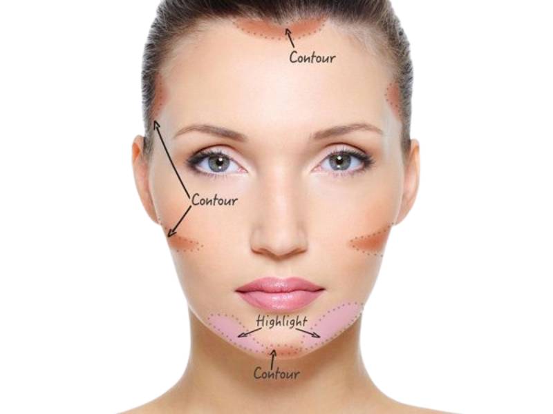 راهنمای جامع آموزش کانتورینگ صورت: از مبتدی تا حرفهای با کانتور مایع شیگلم-صورت مستطیل شکل