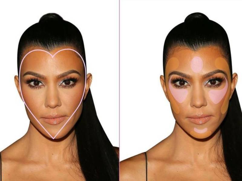 راهنمای جامع آموزش کانتورینگ صورت: از مبتدی تا حرفهای با کانتور مایع شیگلم-صورت قلبی شکل