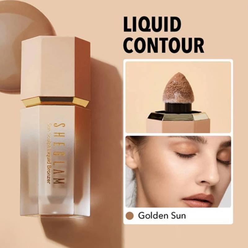 کانتور مایع شیگلم اصل مدل Sun Sculpt | SHEGLAM Liquid Contour-golden sun کانتور مایع شیگلم اصل مدل Sun Sculpt | SHEGLAM Liquid Contour-golden sun