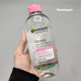 خرید میسلار واتر گارنیر صورتی مخصوص پوست حساس