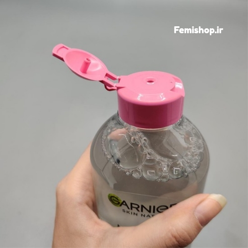 محلول پاک کننده آرایش گارنیر اصل خرید میسلار واتر گارنیر صورتی مخصوص پوست حساس