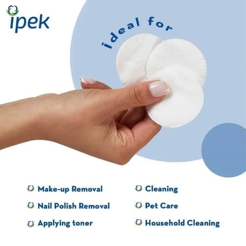 موارد مصرف پد آرایشی کتان کاربردهای پد ایپک برای پاک کردن لاک ناخن، تونر و مراقبت پوستی