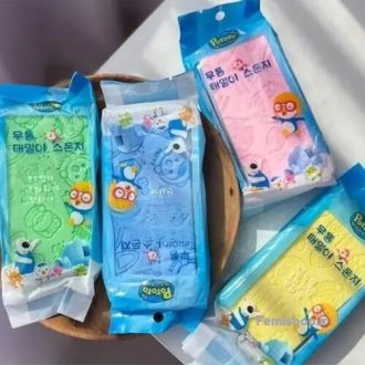 بسته بندی اورجینال اسفنج جادویی حمام مدل پورورو Pororo