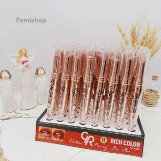 استند رژ لب و خط لب دو طرفه GR مدل Rich Color ضد آب